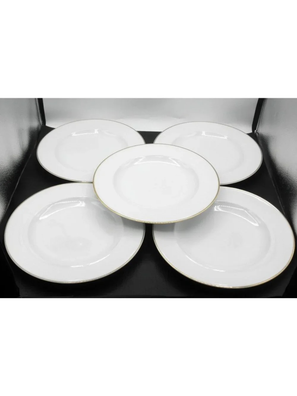 PBA63 by Pottery Barn 10-3/8 Inch Dinner Plates Set of 5 Pattern Code: PBA63